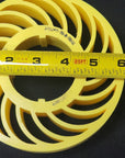 Generic 141K146H01 Pinch Wheel 1.25"x6” Rubber Flexing Yellow 70A
