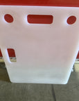 Harloff M-Series Tall Crash Cart Flip-Up Door, Standard Width, Five Drawers