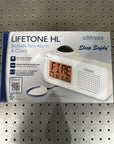 Lifetone HL HLAC151 Bedside Vibrating Fire Alarm and Clock
