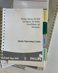 Philips Series 50XM M1350B Maternal Fetal Monitor W/ Carts & Leads M1350