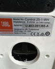 JBL Professional Control 25-1-WH white speaker 1 unit only