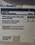 MediChoice BLUE Nitrile Exam Gloves Powder Free Latex Free Medium 1000count Case