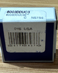 NSK 6003 DDU C3 DEEP GROOVE BALL BEARING RUBBER SEALED 17x35x10 mm 6003 2RS