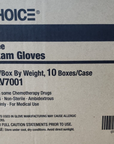 MediChoice BLUE Nitrile Exam Gloves Powder Free Latex Free Small 1000 count Case