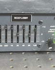 Biamp D60EQ, Power Amplifier, 9 Band Graphic Equalizer.