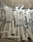 (Lot of 50) 1 Gallon White Pump Dispenser 38/400 Heavy Duty Ribbed Unlined