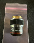 Microscope Objective Lens 4/0.1-160/0.17