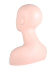 Silicone Mannequin Training Head Makeup Model Eyelash Extensions Practice Doll
