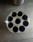 Lot of 2 NAPCO 51230224 Centrifuge Swing Bucket Tube Adapters 9 Well