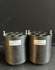 Lot of 2 NAPCO 51230224 Centrifuge Swing Bucket Tube Adapters 9 Well