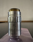 Fisher Scientific Microscope Objective Lens PL 100/1.25 Oil 160/0.17