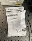 Lucia Portable PA Amplifier with Bag 50W 110V 60 Hz with Built-in Battery