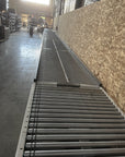 ACS 75’ X 52” Power Roller Conveyor 8 Sections 60" BF 1.9" OD 36" H Adj