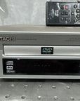 Hitachi DV-PF2U MP3 JPEG Play Back DVD DVD-R CD VCR Combo Recorder With Remote