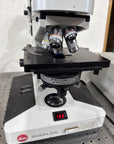 Leica Wild Leitz Diaplan Fluorescence DF Phase Trinocular Microscope W/ Camera