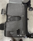 22' F350 Crew Cab Gray Cloth Rear Back Backseat Bench Seat Assembly Headrests OE