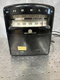 Wheelco Model 402 VINTAGE 0~1200°C Analog Temperature Meter / Gauge -