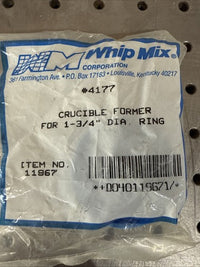 Whip Mix #4177, 1-3/4" Round Crucible Former Ring - NEW