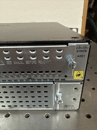 CISCO ISR4451-X 4 Port GIGABIT SECURITY ROUTER Dual AC Power ISR4451-X