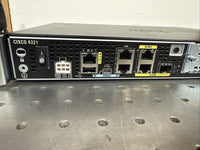 Cisco ISR4321/K9 V04 Gigabit Security Router - Untested