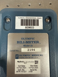 Olympic Model 22 Bili Meter Bilirubin Tester Medical Lab Equipment - Meter Only