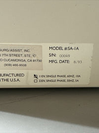 Surg/Assist SA-IA Insufflator