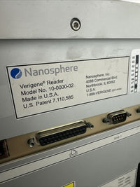 Nanosphere Verigene Reader 10-0000-02 & 4 Verigene Sample Processor SP10-0000-07