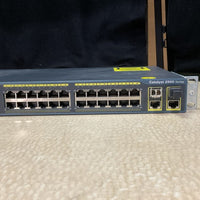Cisco Catalyst 2960 WS-C2960-24TC-L 24 Port Fast PoE Ethernet Switch