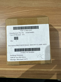 Northrop Grumman Photoeye Ball Mount Clamp Assembly 163k986H01
