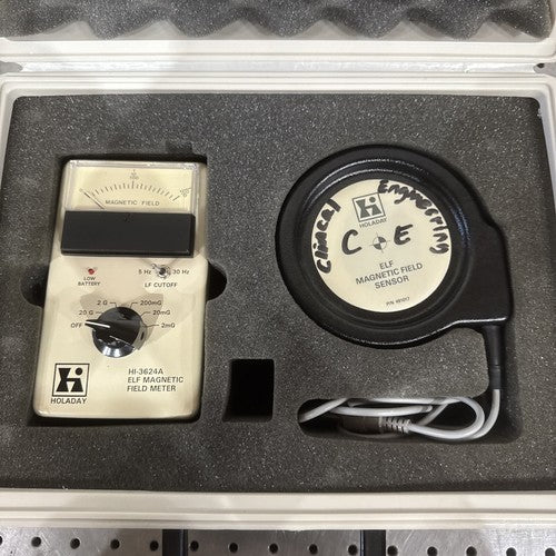 ETS Holaday HI-3624A ELF Magnetic Field Meter Survey Tool with 491017 Sensor