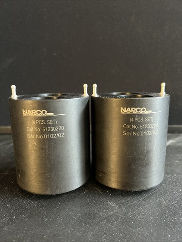 Lot of 2 NAPCO 51230220 Centrifuge Swing Bucket Tube Adapters 2 x 50mL