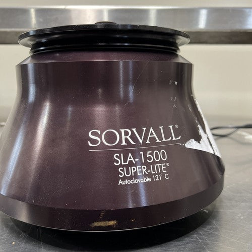 Sorvall  Centrifuge Fixed-Angle Super-Lite SLA-1500 Rotor 6x250mL 15K RPM 121C