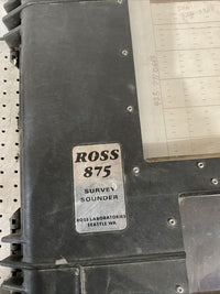 Ross Laboratories Ross 875 Survey Sounder Recorder (No Power Cable)