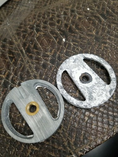 Denar Hanau Whipmix Metal Mounting plates Lot of 2