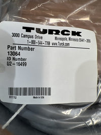 NEW TURCK 13064 CABLE ID NUMBER U2-16499 IN SEALED PLASTIC W4056 INDUCT MP U500