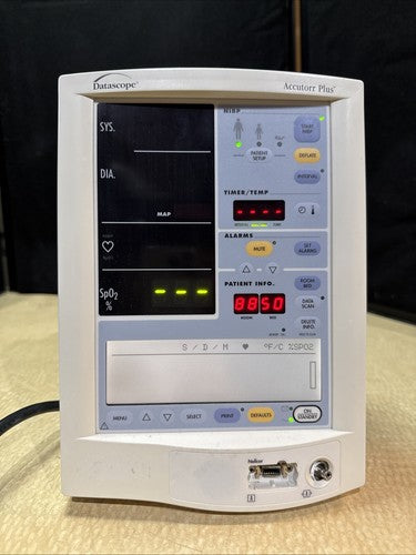 Datascope Accutorr Plus Vital Signs Monitor