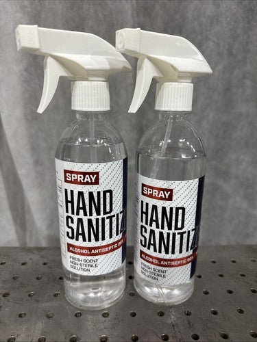 Premium Hand Sanitizer Spray 473ml, 16 fl oz  2 Pack 80% Alc.