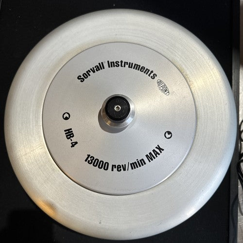 Dupoint/Sorvall Instruments  HB-4 Rotor w/4 Tube Holders 13,000 RPM