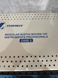 Zimmer Modular Moore Hip Instruments/Provisionals Cases 1 And 2