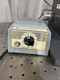 American Optical 1810 Inverted Microscope 4x, 10x, 6.5x W/ Light Source