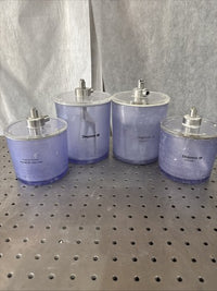 Degussa Degu Dent 4 mixing bowls. 2 small, 2 large for Multivac mixer