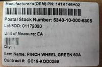 Generic 141K146H02 Pinch Wheel Green 60A 1.25x6"