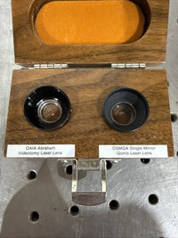 Ocular Inc CoherentOAIA Abraham Iridectomy Lens & OSMGA Single Mirror Gonio Lens