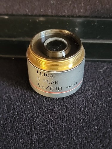 C PLAN 4x/0.10 OBJECTIVE LENS 506074 LEICA DMLS LABORATORY MICROSCOPE