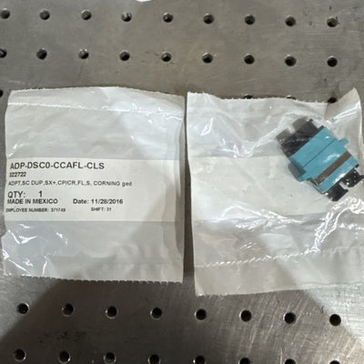 Lot Of 30 Corning SC Duplex 50um OM3/OM4 Fiber Optic Adapter ADP-DSC0-CCAFL-CLS