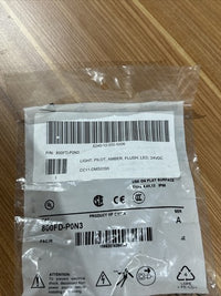 ALLEN BRADLEY 800FD-P0D3 24VAC/DC INCANDESCENT AMBER PILOT LIGHT - NEW