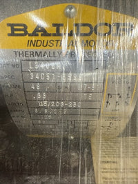 L3406M BALDOR .33HP, 1725RPM, 1Ph 60hz