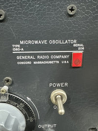General Radio company type 1360-A Microwave Oscillator