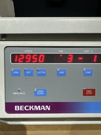BECKMAN MICROFUGE R Refrigerated benchtop centrifuge w/ F241.5 Rotor 15,300 RPM