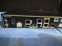 Cisco ISR 4321 4300 Series Integrated Service Router W/Ears P/N: ISR4321